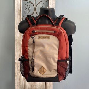 New Columbia diaper bag backpack. Color-rust